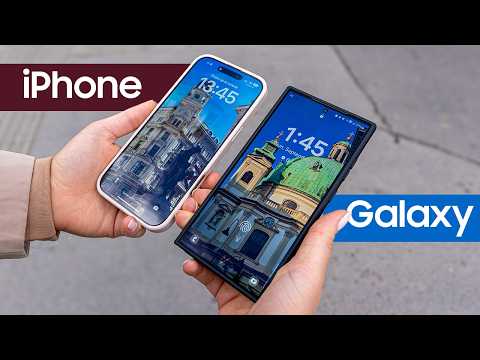 Galaxy S24 Ultra vs. iPhone 16 Pro Max: a Day in the Life - Camera and Battery Comparison!