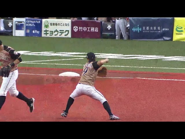 【6回裏】ファイターズ・中島卓の華麗なスローイング!! 2018/7/17 Bs-F