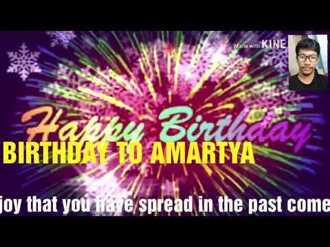 HAPPY BIRTHDAY TO AMARTYA