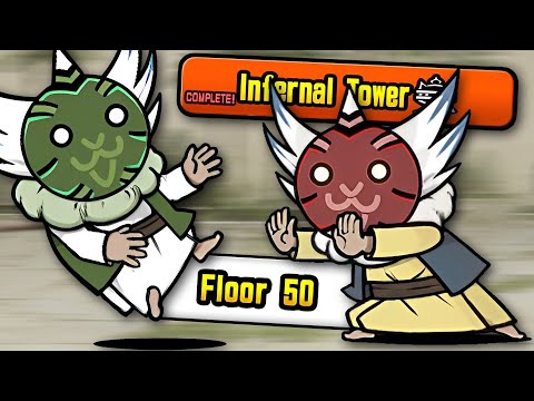 Defeating INFERNAL TOWER vs Esoteric Uril! (Battle Cats)