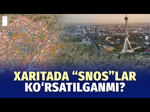 Toshkentning bosh rejaviy xaritasi e'lon qilindi