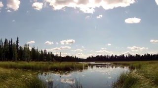 preview picture of video 'TimeLapse; Saukkolammit, Kuusamo near Ruka ski resort'