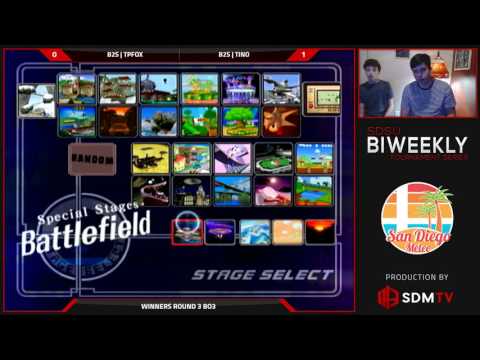 SDSU Biweekly 66 - B2S | TpFox (Fox) vs. B2S | Tino (Fox) - SSBM Winners Quarters - Smash Melee