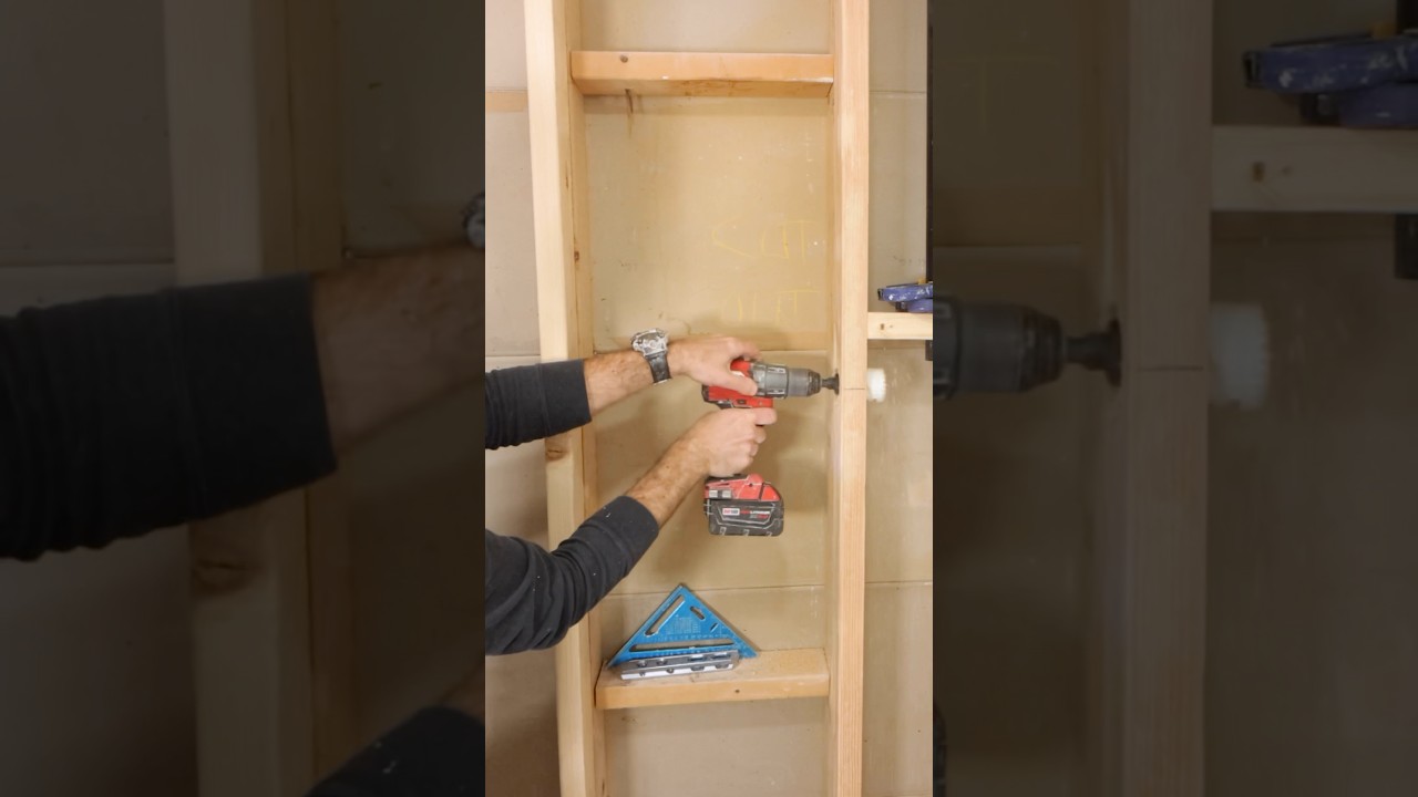 Stud Wall Plumbing Tips - #shorts