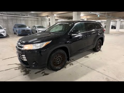2017 Toyota Highlander in Black for sale at North London Toyota in London, ON