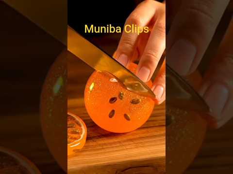orange fruit cutting asmr sound #4kasmr #aiart #asmr