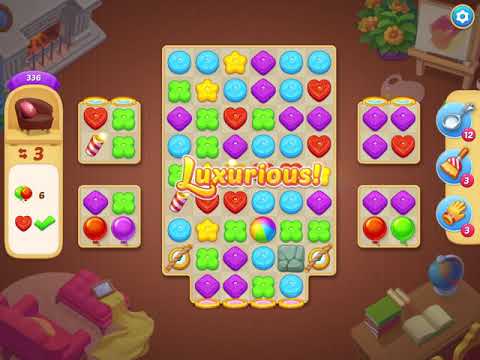 Walkthrough MATCHINGTON MANSION Hard Level 336 / NO BOOSTERS