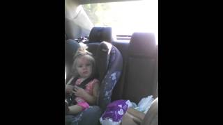 Audrey dancing to hallelujah