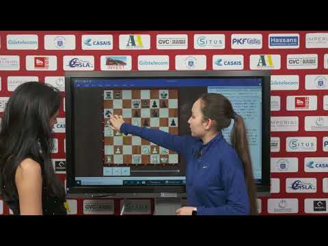 Round 7 GibChess interview with Zhansaya Abdumalik