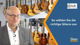 Gitarre kaufen - Welche Faktoren sollten beim Gitarrenkauf beachtet werden?
