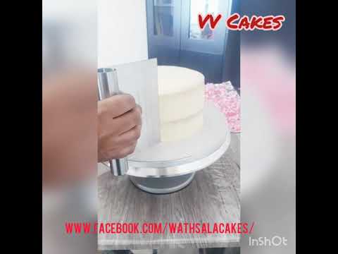 Fondant Cake Design / Flower birthday cake / baked by Wathsala