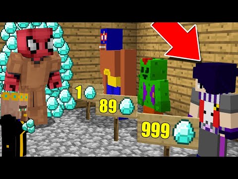 FAKİR BRAWL STARS KARAKTER SATICISI OLDU! (1 KARAKTER 999 ELMAS!) - Minecraft