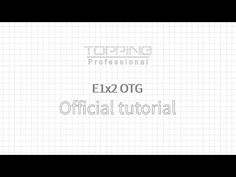 Introduction to the TOPPING Professional E1x2 OTG audio interface