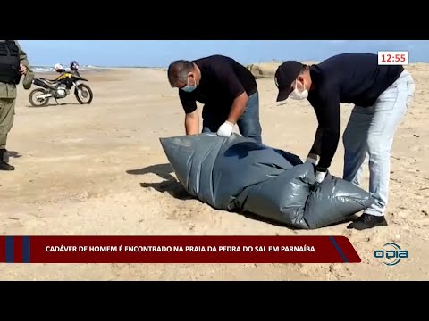 Cadáver de homem é encontrado na praia de Pedra do Sal em Parnaíba 18 08 2022