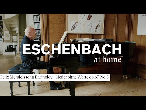 At home with Christoph Eschenbach - Mendelssohn, Lieder ohne Worte op.67, No.3
