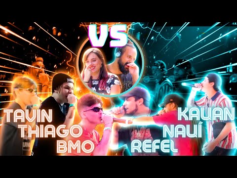 REAGINDO A BMO, THIAGO e TAVIN x NAUÍ, REFEL e KAUAN | BDA 3 ANOS | REACT/BREVE ANÁLISE