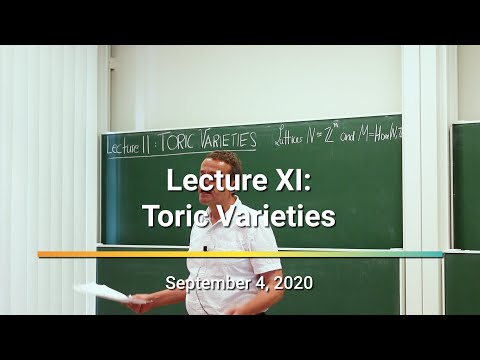 Tropical Geometry - Lecture 11 - Toric Varieties | Bernd Sturmfels