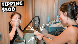 TIPPING OUR HOUSEKEEPER $500 (quarantined in Singapore) - YouTube