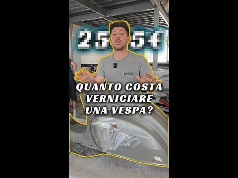Quanto Costa VERNICIARE Una VESPA?