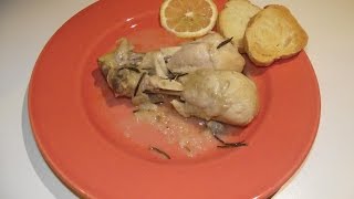 Ricetta: Fusi di pollo al limone