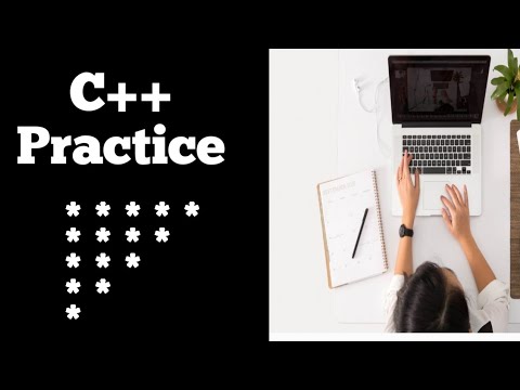 26 C Programming Questions Practice Star Pattern 2