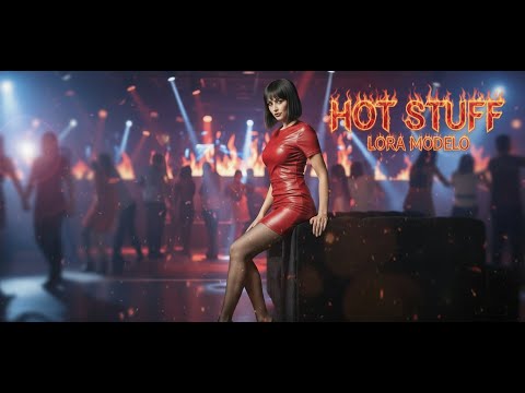 Lora Modelo – Hot Stuff 🔥 (Red Leather Dress | Official Music Video)