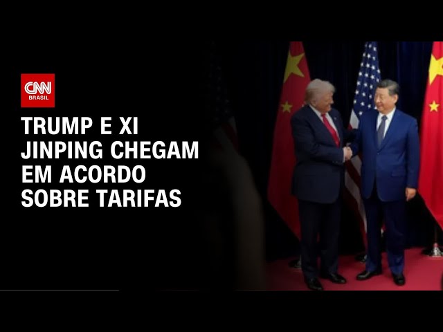 Na Coreia do Sul, Trump e Xi Jinping trocam elogios e chegam a acordo sobre tarifas | CNN NOVO DIA
