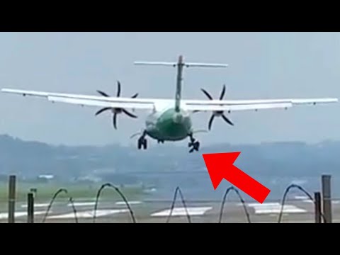 EMERGENCY Landing With Blown Tire - Daily dose of aviation