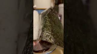 【本まぐろ手巻き寿司】　#asmr  #本まぐろ