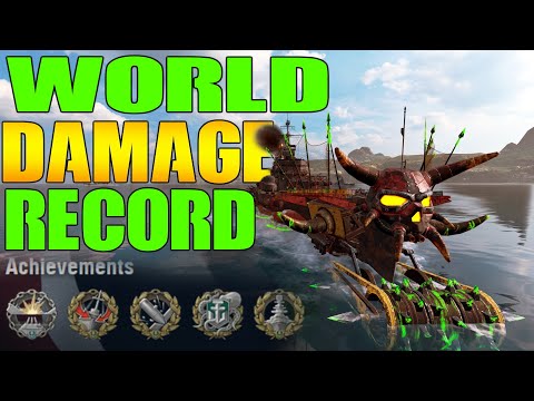 World Record Minotaur Damage Game || World of Warships