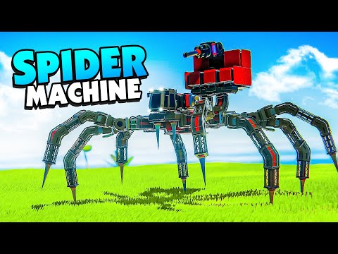 GIANT SPIDER Machine With Tail Mounted Cannon - Instruments of Destruction