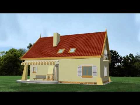 Tymianek - projekt domu pracowni Horyzont