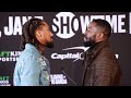 DEMETRIUS ANDRADE IS BACK & STARES DOWN DEMOND NICHOLSON FOR HIS RING RETURN!