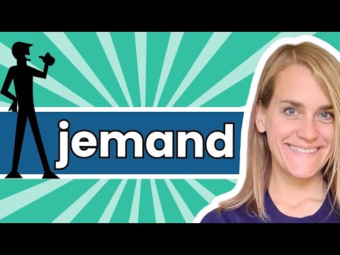 German Lesson (114) - jemand ∙ irgendjemand ∙ irgendwer ∙ B1/B2