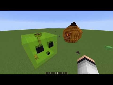 SLİME EV VS BALKABAĞI EV - Minecraft