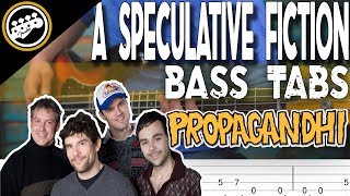 Propagandhi - A Speculative Fiction | Bass Cover With Tabs in the Video