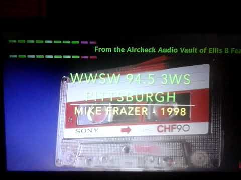 FM 94.5 "3WS" WWSW Pittsburgh, Pennsylvania 1998 Radio Station Identification Top Of The Hour