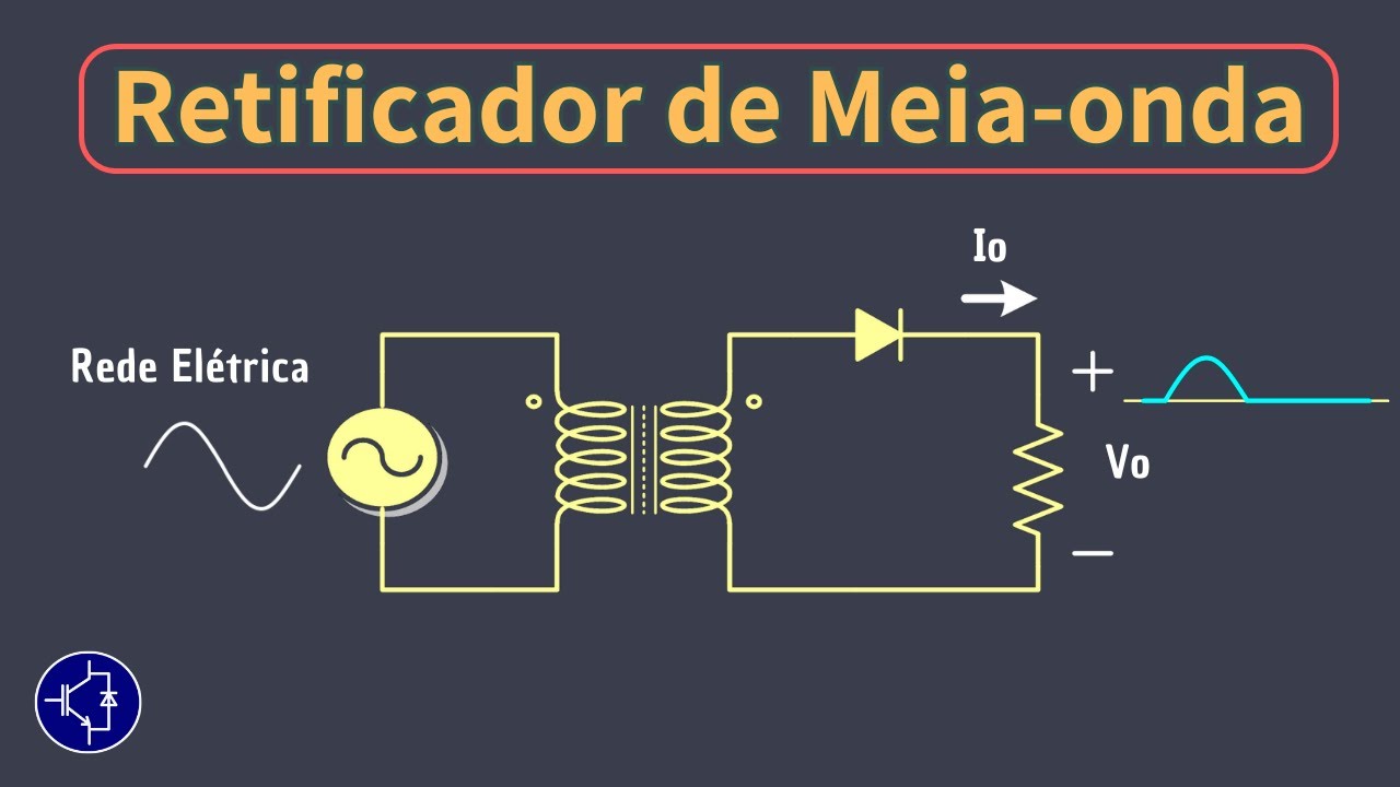 Fonte de Alimentação - Retificador de meia-onda