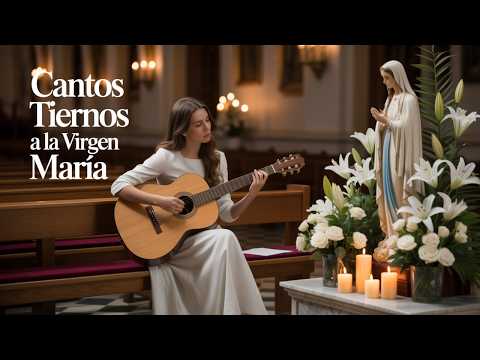 🌹 6 Cantos Hermosos y Tiernos a la Virgen María | Música Católica de Amor 💙 Cantos Marianos