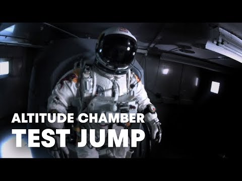 Altitude chamber test jump - Red Bull Stratos 2012