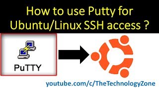How to access ubuntu linux server by Putty? - How to access linux by using putty?