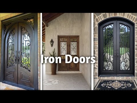 Beautiful Iron Door Ideas For Homes I Sharifa Fashion