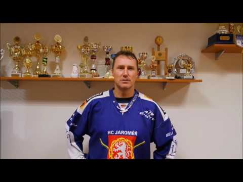 Miloš Růta po utkání HC Jaroměř - SK Třebechovice pod Orebem 2:3 sn