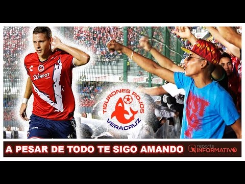 "Tiburones Rojos (Porra) LLega la Barra Loca Descontrolada" Barra: Guardia Roja &bull; Club: Tiburones Rojos de Veracruz