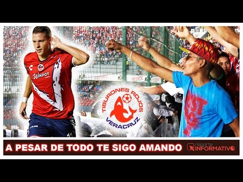 "Tiburones Rojos (Porra) LLega la Barra Loca Descontrolada" Barra: Guardia Roja • Club: Tiburones Rojos de Veracruz • País: México