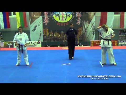 Open Ukraine Cup (WKO), Semifinal +65 Henrietta Farago (HUN) - Brigita Gustaityte (LIT)