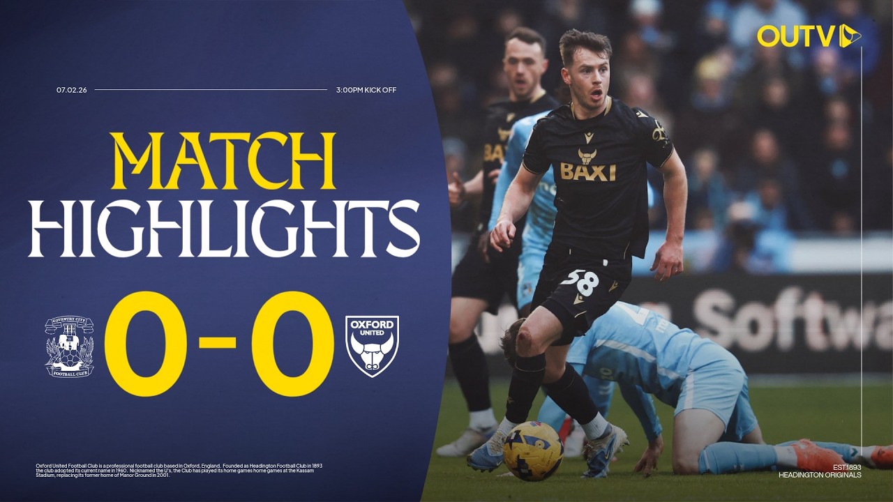 Coventry City vs Oxford United Highlights