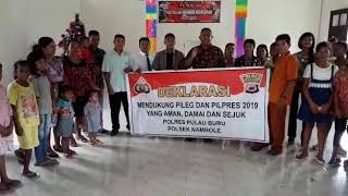 preview picture of video 'Jemaat gereja kilo 7 Kab.Bursel Maluku siap mendukung pilpres pileg 2019 yg aman dan sejuk'