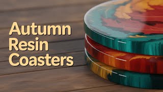 393|Transform Your Space: Fall Inspired Resin Coasters