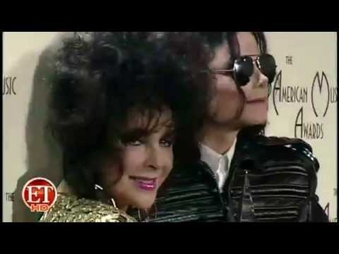 Michael Jackson & Elizabeth Taylor at the 20th  American Music Awards  red carpet 1993
